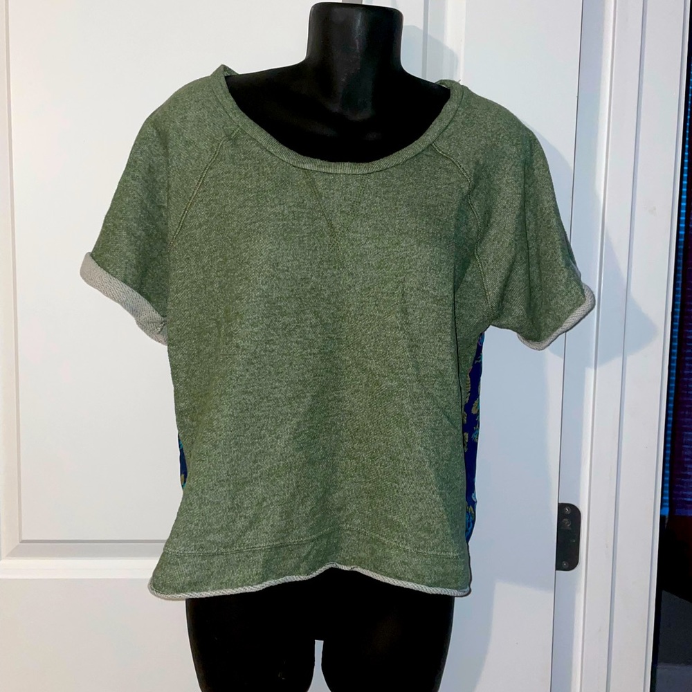 Green different sided NOBO top